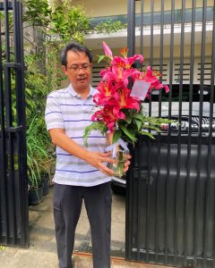 penerima bunga meja raja florist semarang