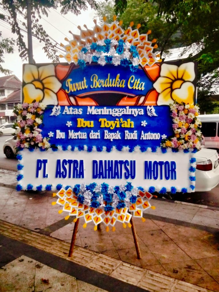 bunga papan duka cita termurah di DEMAK