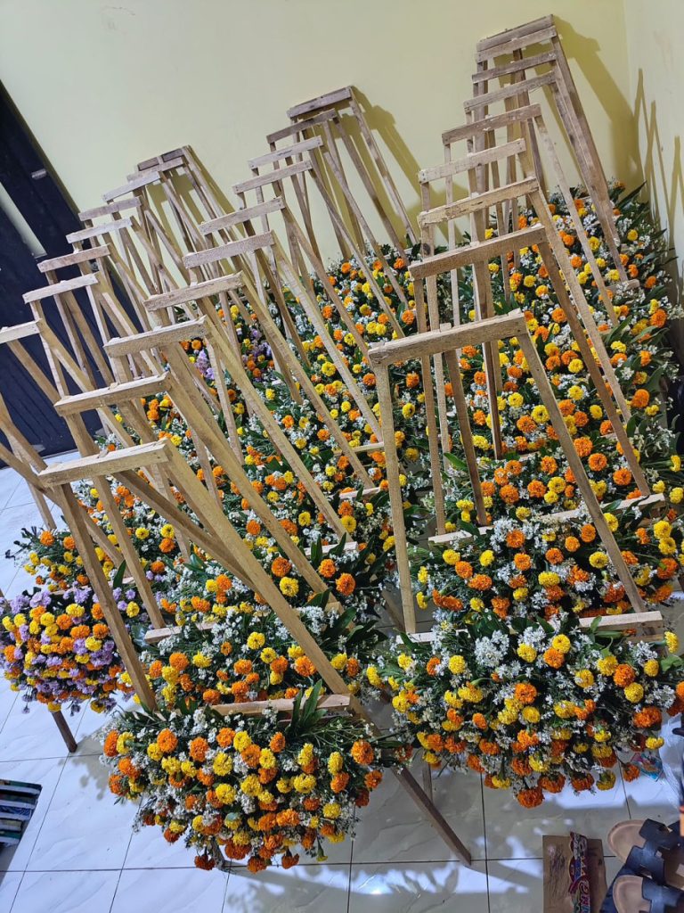 keadaab produksi toko bunga raja florist Demak