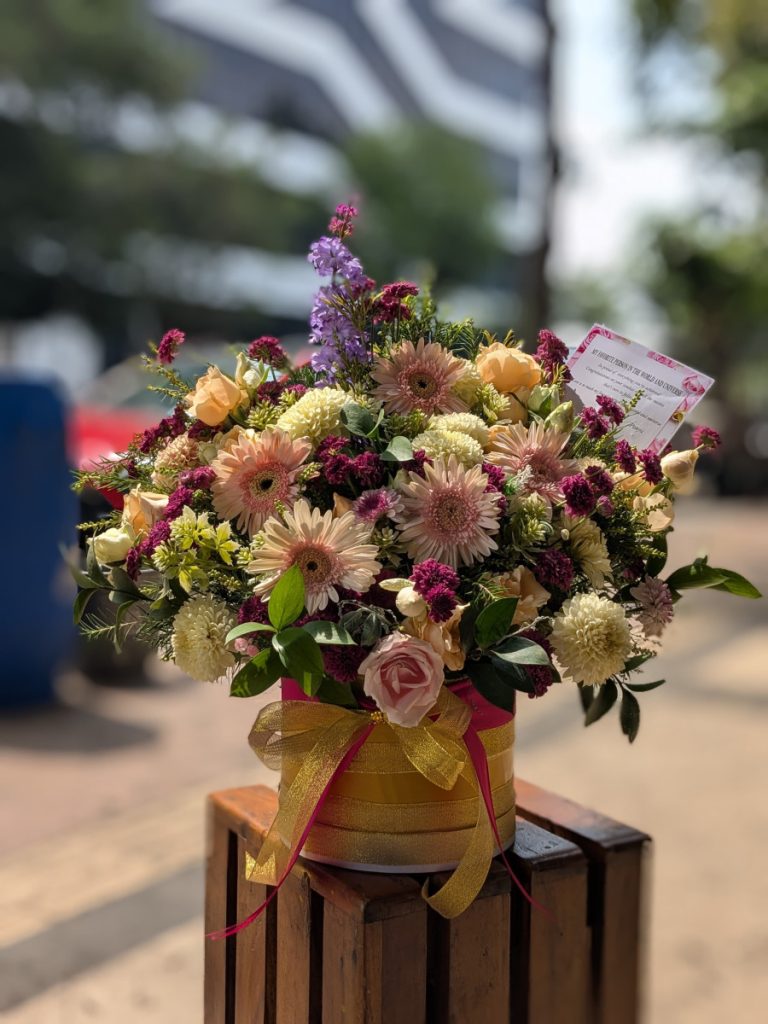 flower box elegan dari raja florist Demak