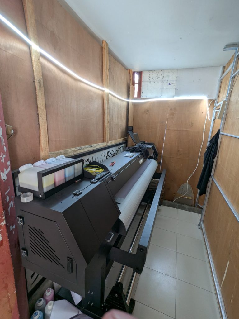 mesin printing toko bunga Demak raja florist